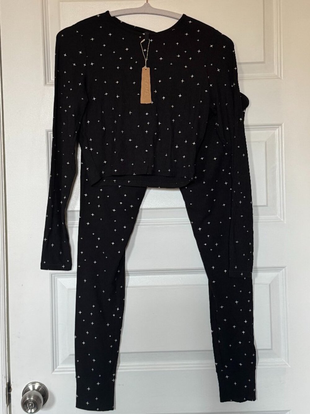 NWT Skims Soft Lounge Long Sleeve Top and Pants Set